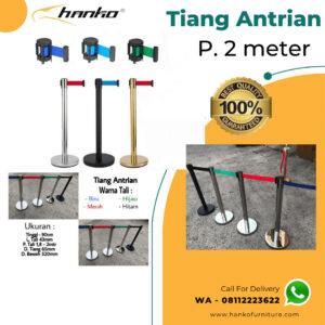 Tiang Antrian Merk Hanko