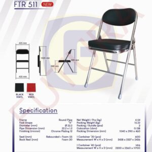 Kursi Lipat Futura FTR 511 Bandung