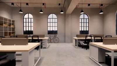3D office design interior