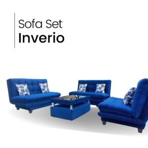Set Sofa Blue Color