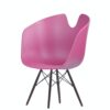 pink plastic chair