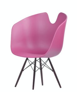 pink plastic chair