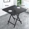 Meja Lipat Multifungsi Hitam